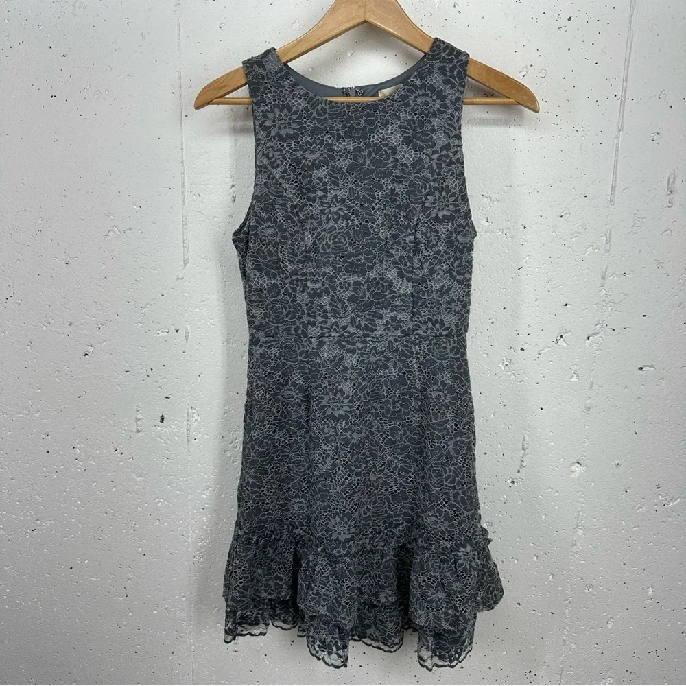 Altar'd State Size Small Nightshade Gray Lace Lined Dress NEW